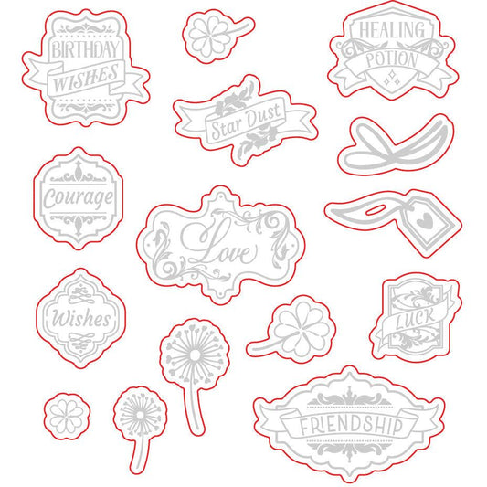 Love & Luck Potion Labels - Honey Cuts - Coordinating Dies - Retiring - Honey Bee Stamps