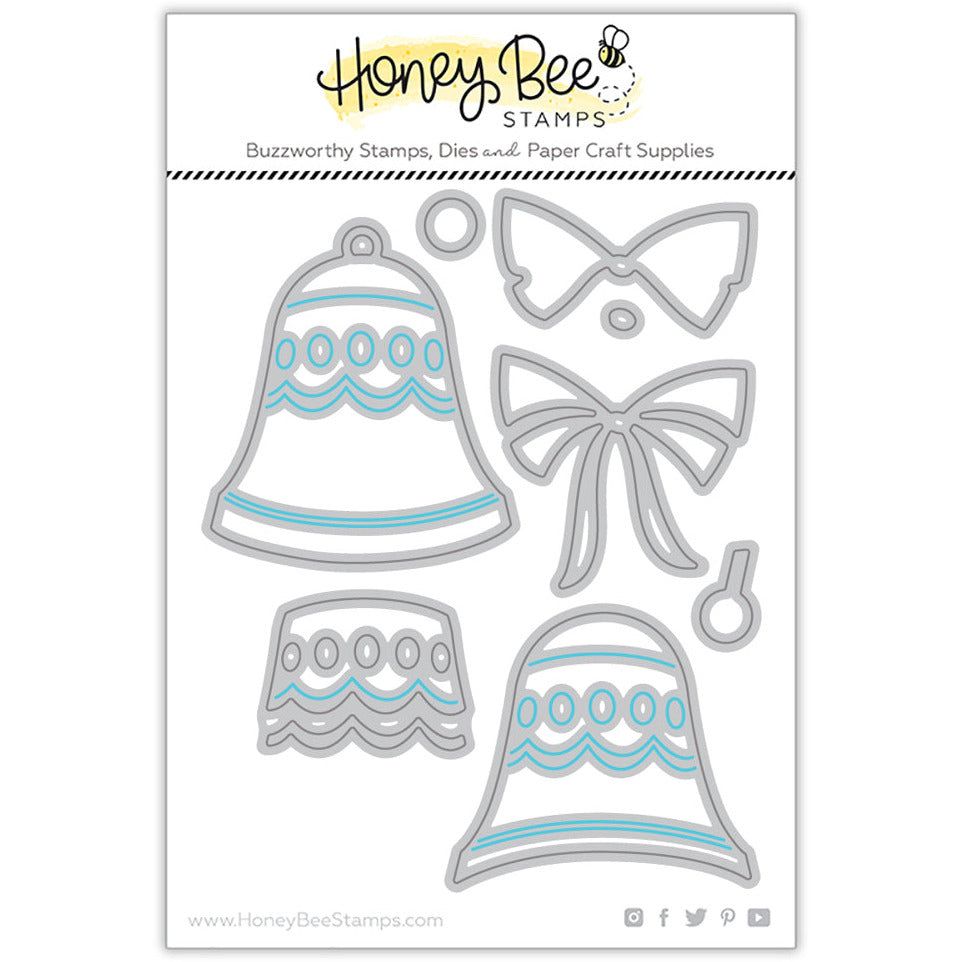Lovely Layering Holiday Bells - Honey Cuts - Stand - Alone Dies - Honey Bee Stamps
