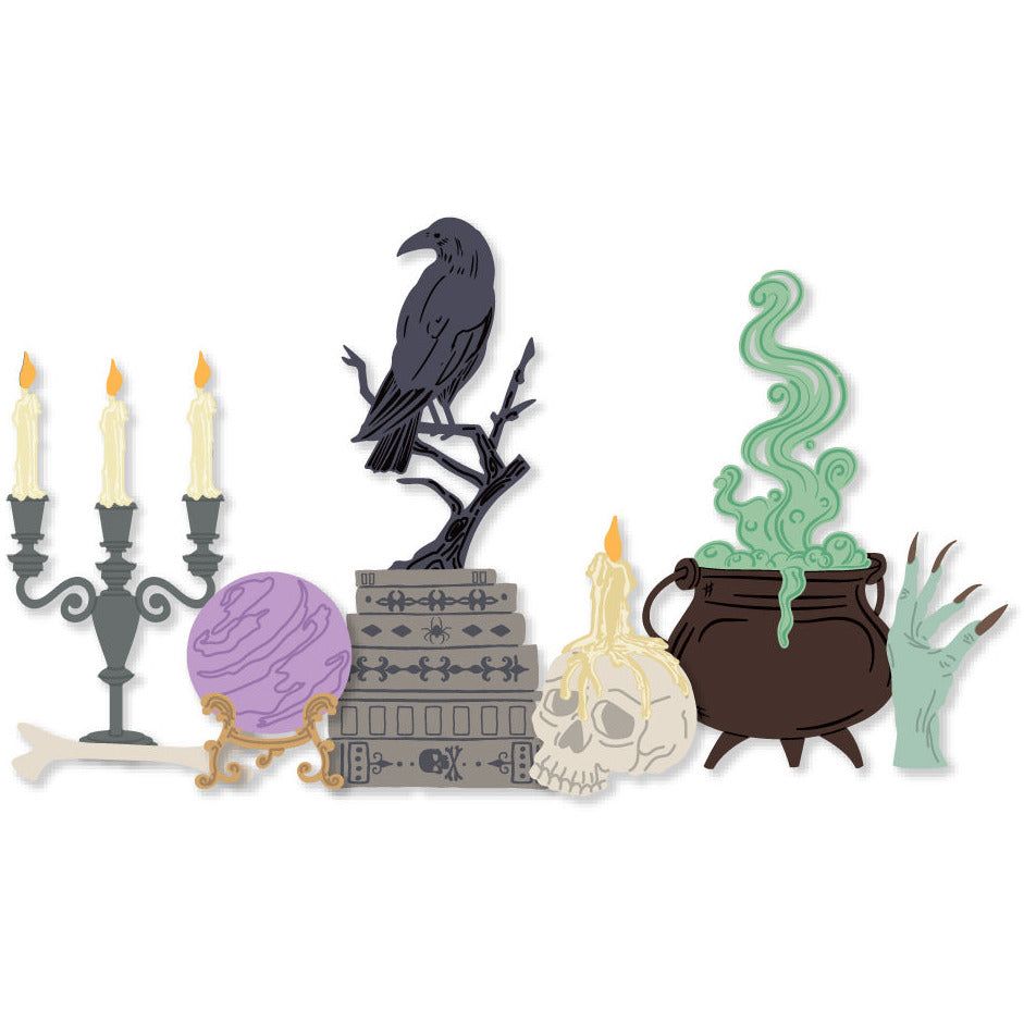 Lovely Layers: A Little Spooky - Honey Cuts - Stand - Alone Dies - Honey Bee Stamps