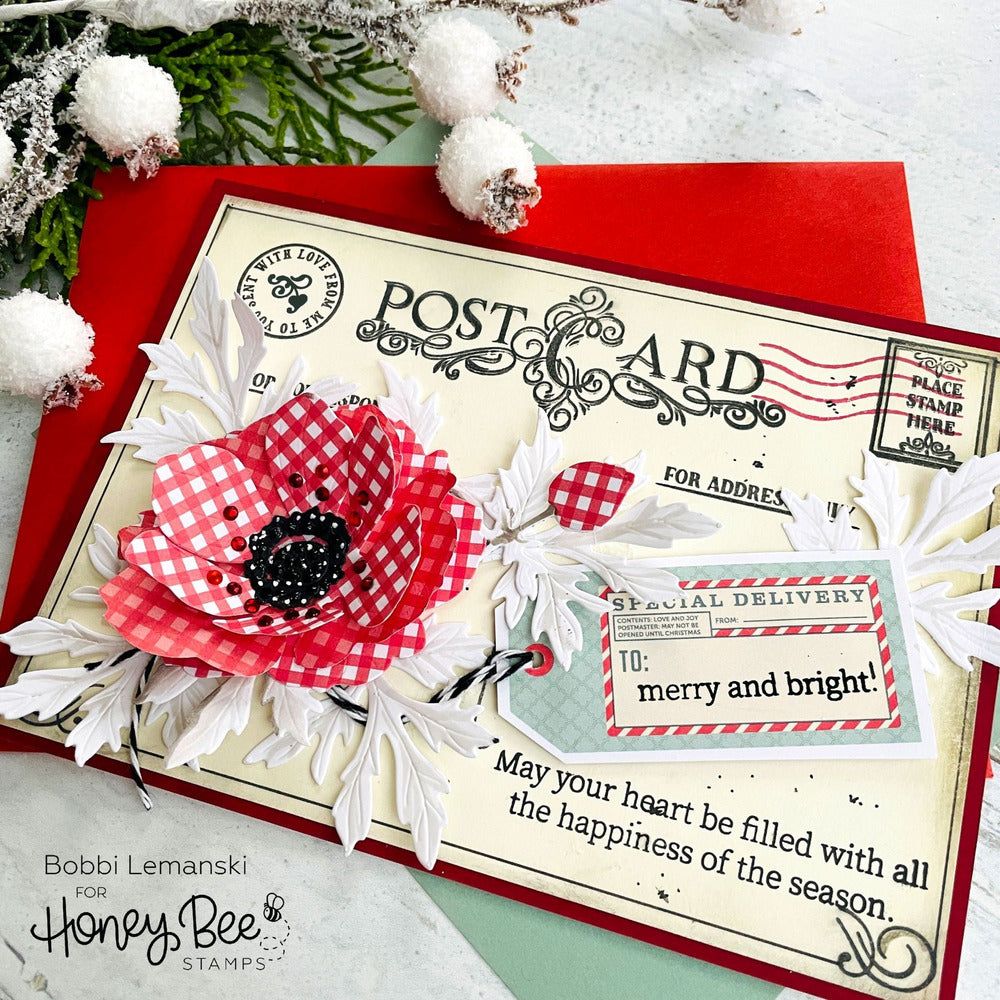 Lovely Layers: Anemone - Honey Cuts - Stand - Alone Dies - Honey Bee Stamps