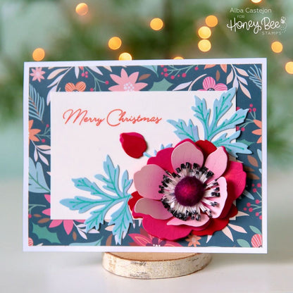 Lovely Layers: Anemone - Honey Cuts - Stand - Alone Dies - Honey Bee Stamps