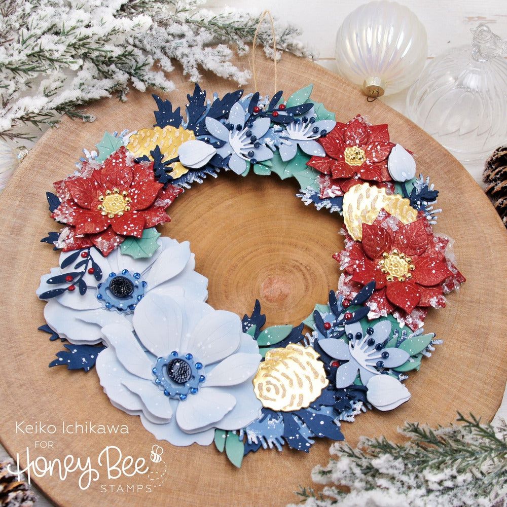 Lovely Layers: Anemone - Honey Cuts - Stand - Alone Dies - Honey Bee Stamps