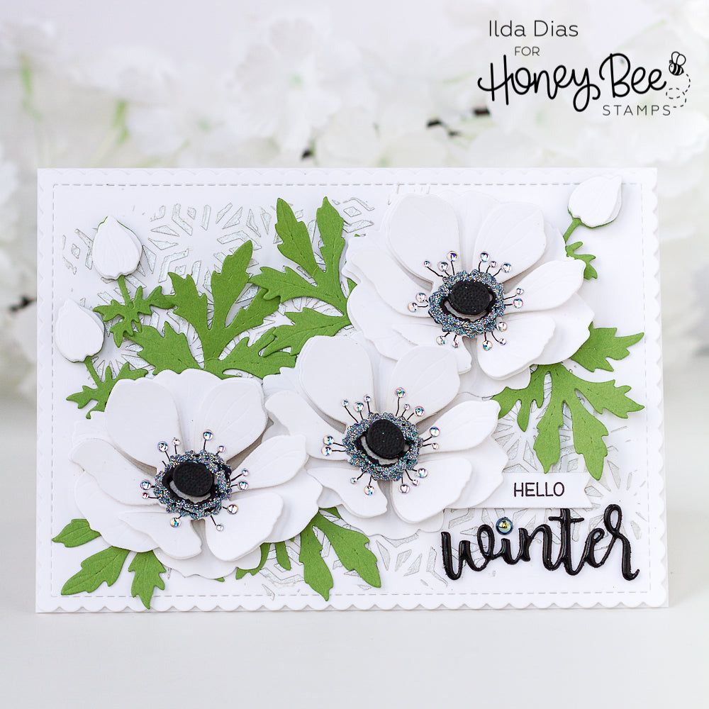 Lovely Layers: Anemone - Honey Cuts - Stand - Alone Dies - Honey Bee Stamps