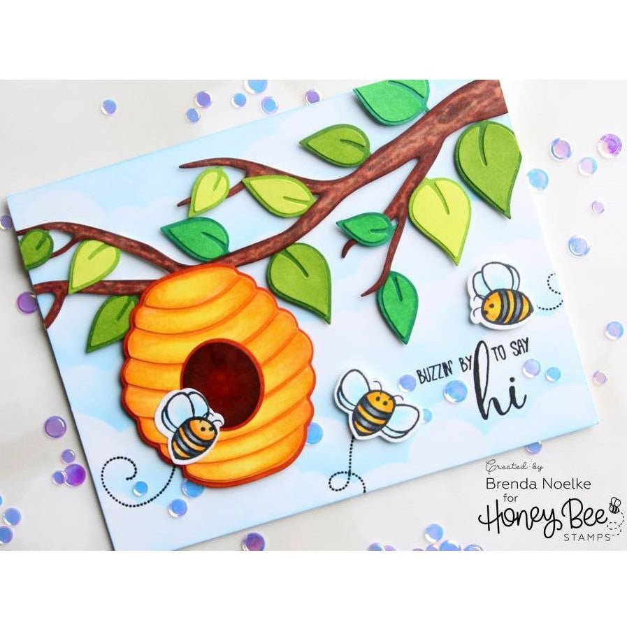 Lovely Layers: Branch and Leaves - Honey Cuts - Stand - Alone Dies - Honey Bee Stamps