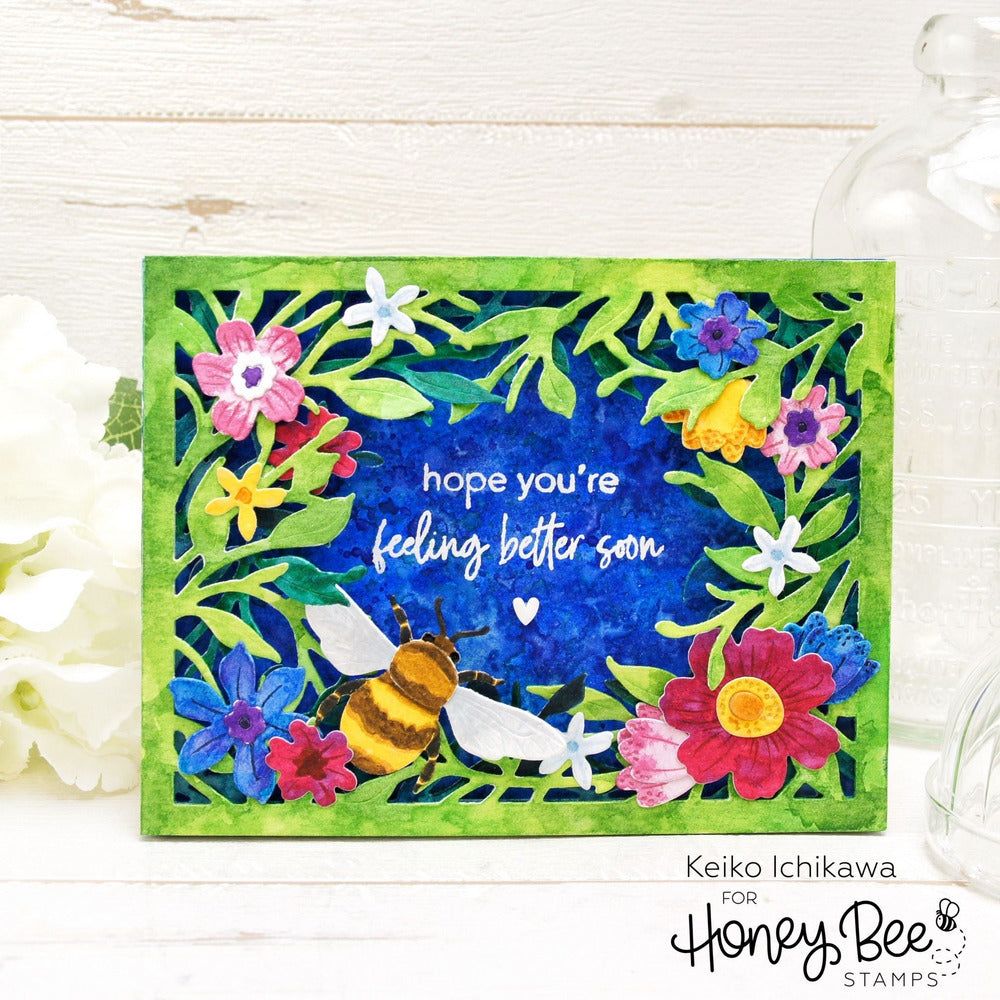 Lovely Layers: Bugs - Honey Cuts - Stand - Alone Dies - Honey Bee Stamps