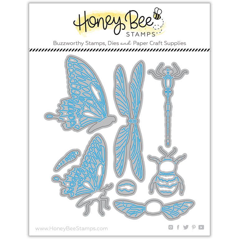 Lovely Layers: Bugs - Honey Cuts - Stand - Alone Dies - Honey Bee Stamps