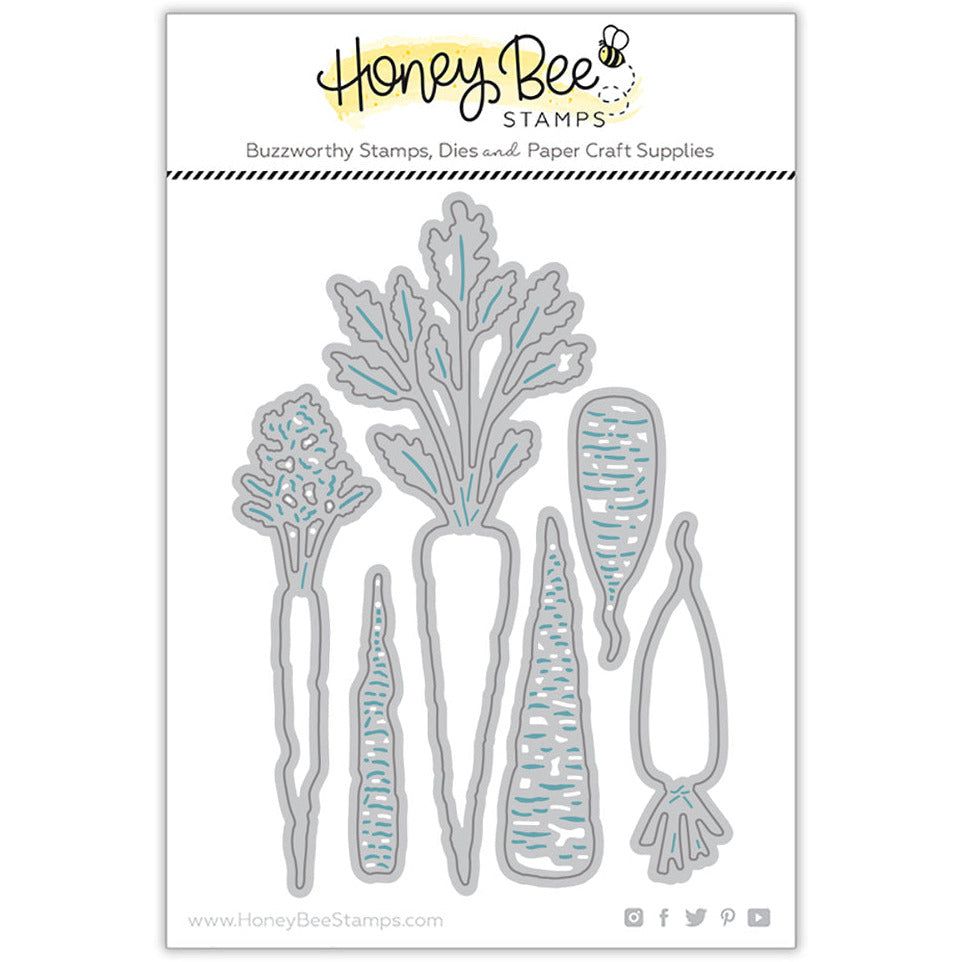 Lovely Layers: Carrots - Honey Cuts - Stand - Alone Dies - Honey Bee Stamps