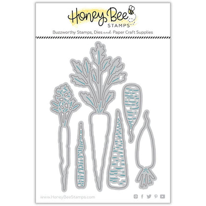 Lovely Layers: Carrots - Honey Cuts - Stand - Alone Dies - Honey Bee Stamps