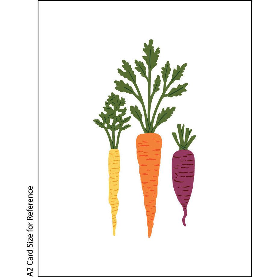 Lovely Layers: Carrots - Honey Cuts - Stand - Alone Dies - Honey Bee Stamps