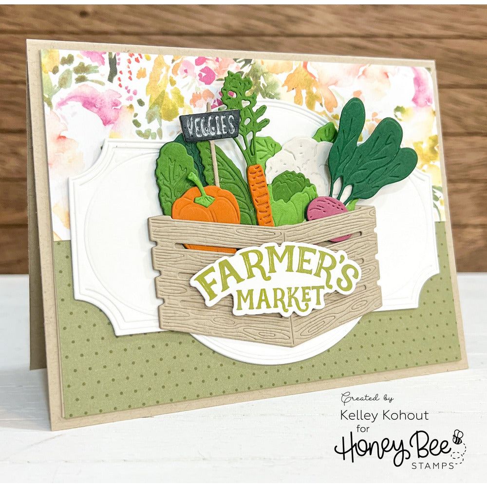 Lovely Layers: Carrots - Honey Cuts - Stand - Alone Dies - Honey Bee Stamps