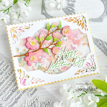Lovely Layers: Cherry Blossom - Honey Cuts - Stand - Alone Dies - Honey Bee Stamps