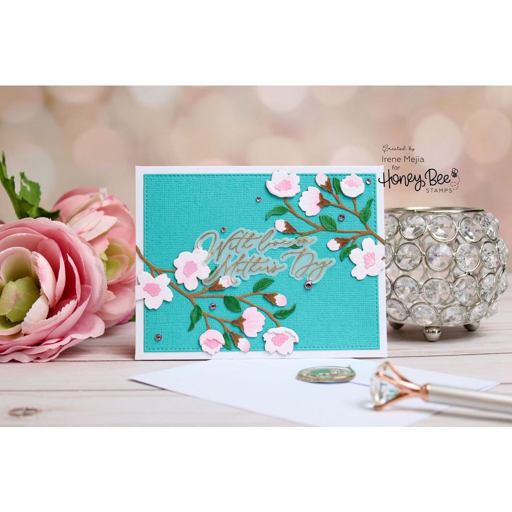 Lovely Layers: Cherry Blossom - Honey Cuts - Stand - Alone Dies - Honey Bee Stamps
