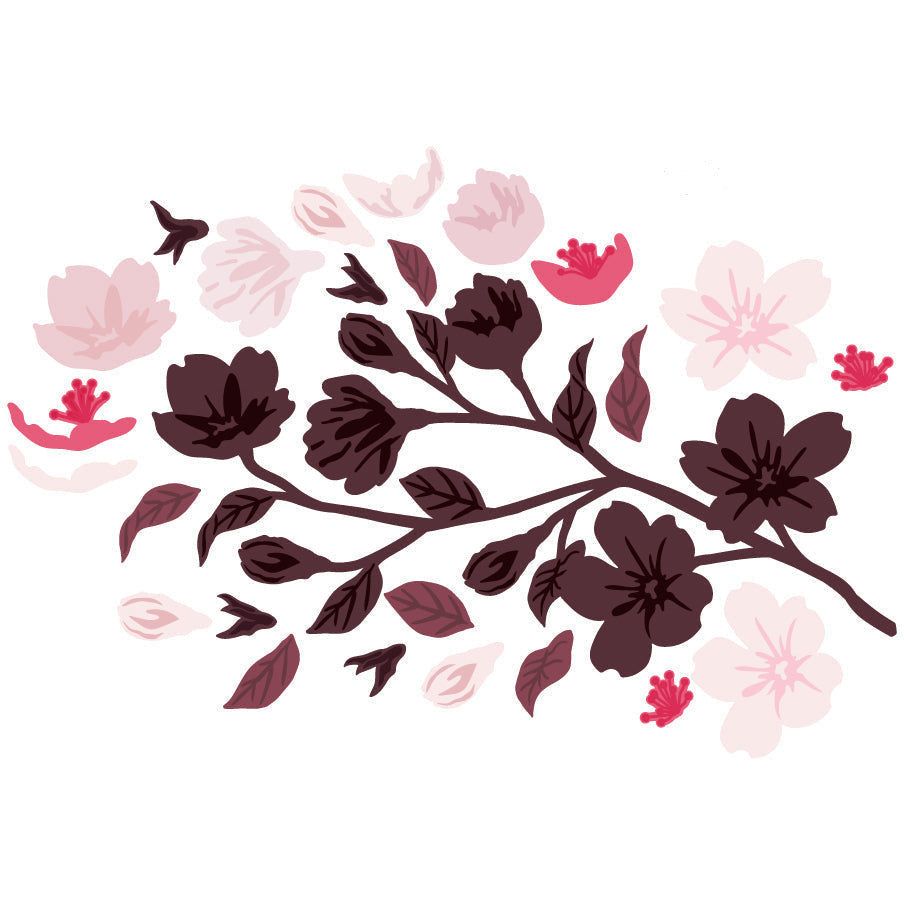 Lovely Layers: Cherry Blossom - Honey Cuts - Stand - Alone Dies - Honey Bee Stamps