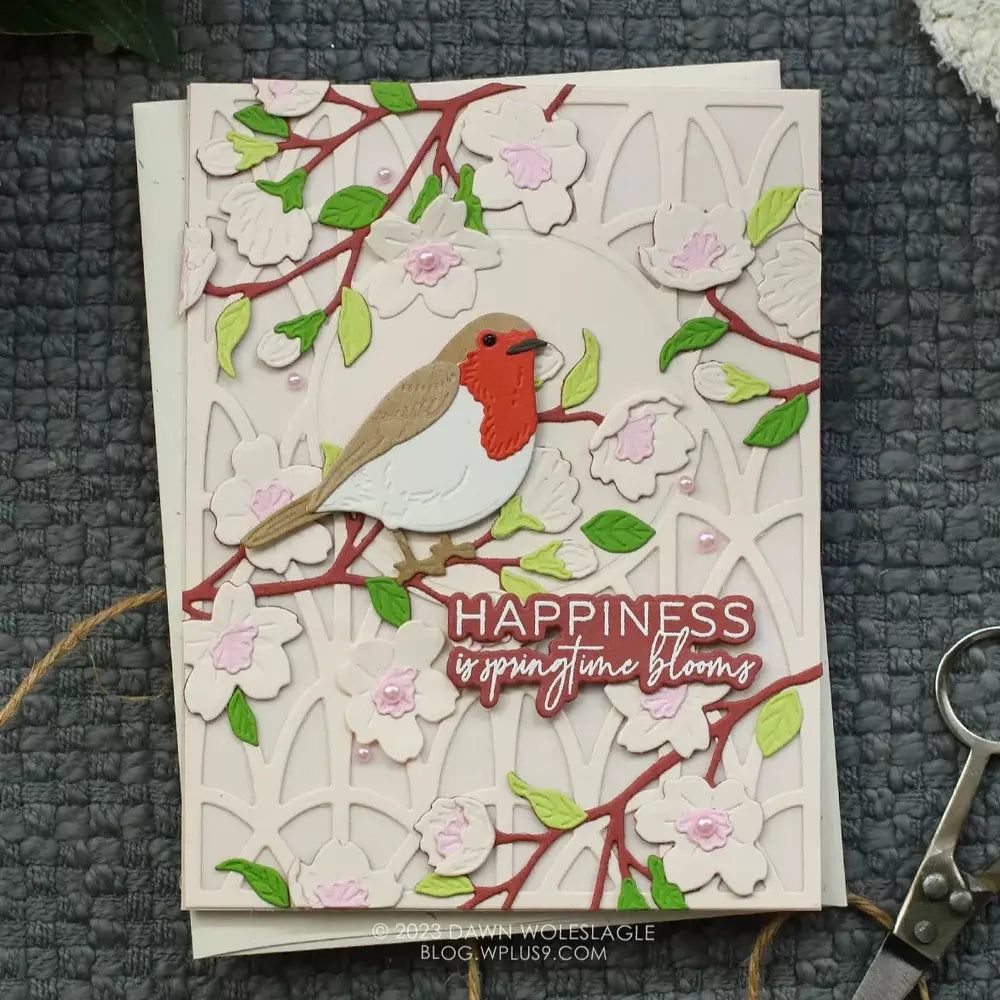 Lovely Layers: Cherry Blossom - Honey Cuts - Stand - Alone Dies - Honey Bee Stamps