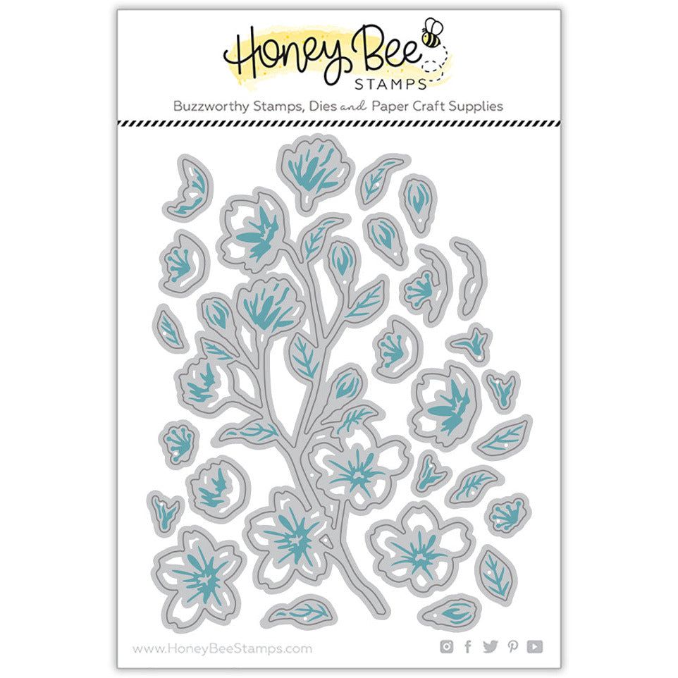Lovely Layers: Cherry Blossom - Honey Cuts - Stand - Alone Dies - Honey Bee Stamps