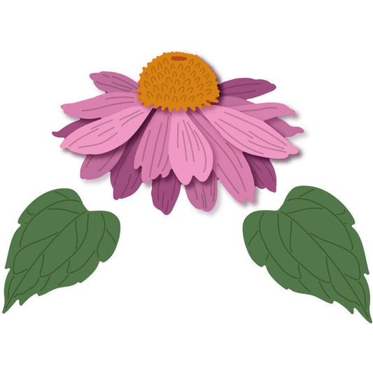 Lovely Layers: Coneflower - Honey Cuts - Stand - Alone Dies - Honey Bee Stamps