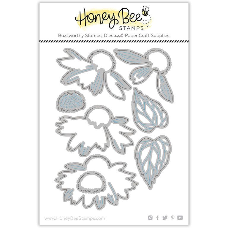 Lovely Layers: Coneflower - Honey Cuts - Stand - Alone Dies - Honey Bee Stamps