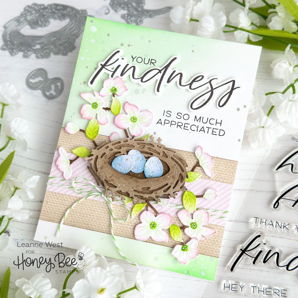 Lovely Layers: Dogwood - Honey Cuts - Stand - Alone Dies - Honey Bee Stamps
