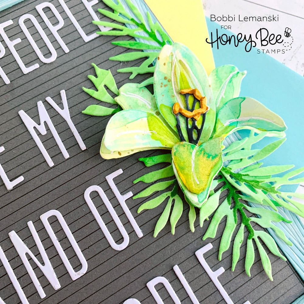 Lovely Layers: Easter Lily - Honey Cuts - Stand - Alone Dies - Honey Bee Stamps