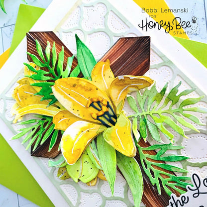 Lovely Layers: Easter Lily - Honey Cuts - Stand - Alone Dies - Honey Bee Stamps