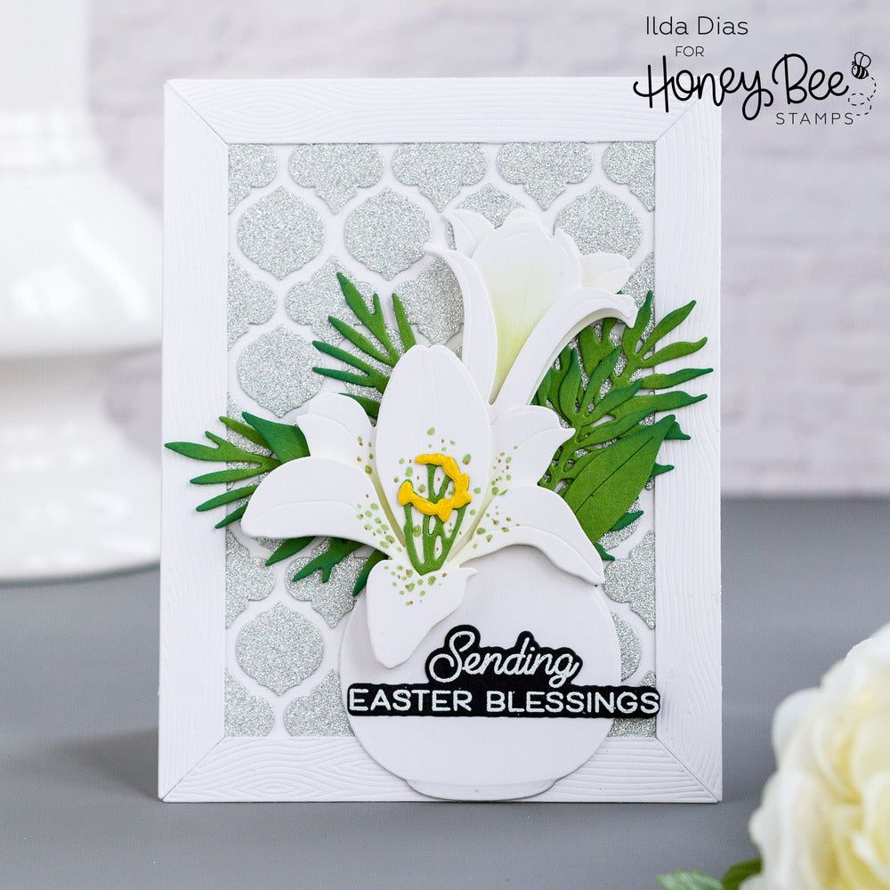 Lovely Layers: Easter Lily - Honey Cuts - Stand - Alone Dies - Honey Bee Stamps
