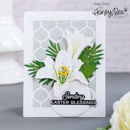 Lovely Layers: Easter Lily - Honey Cuts - Stand - Alone Dies - Honey Bee Stamps