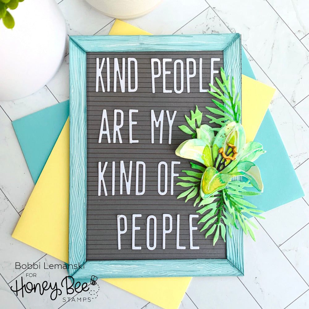 Lovely Layers: Easter Lily - Honey Cuts - Stand - Alone Dies - Honey Bee Stamps