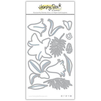 Lovely Layers: Easter Lily - Honey Cuts - Stand - Alone Dies - Honey Bee Stamps