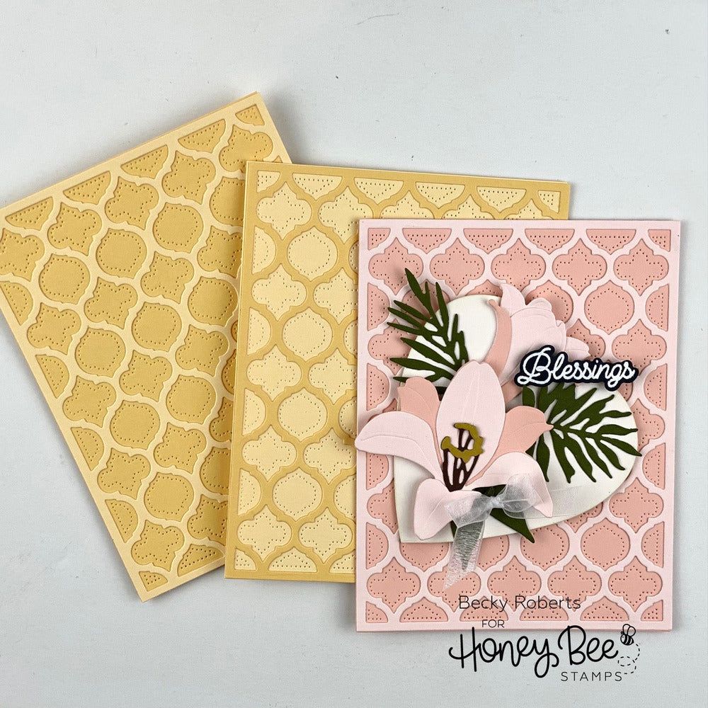Lovely Layers: Easter Lily - Honey Cuts - Stand - Alone Dies - Honey Bee Stamps