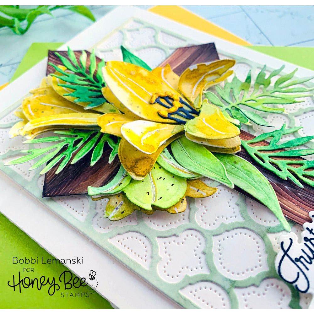 Lovely Layers: Easter Lily - Honey Cuts - Stand - Alone Dies - Honey Bee Stamps