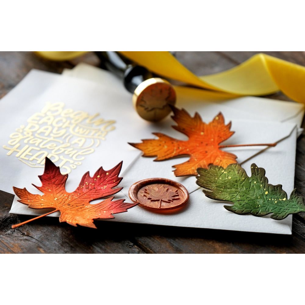 Lovely Layers: Fall Foliage - Honey Cuts - Stand - Alone Dies - Honey Bee Stamps