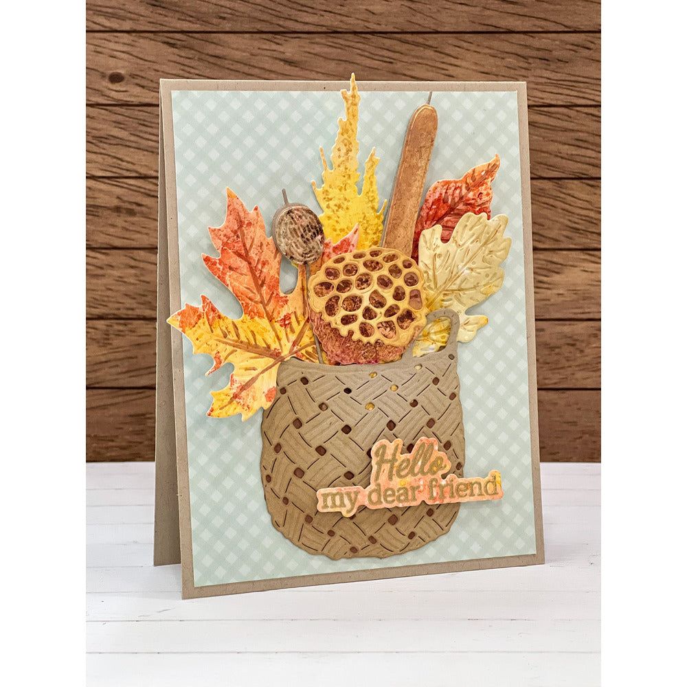 Lovely Layers: Fall Foliage - Honey Cuts - Stand - Alone Dies - Honey Bee Stamps