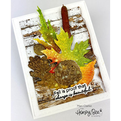 Lovely Layers: Fall Foliage - Honey Cuts - Stand - Alone Dies - Honey Bee Stamps