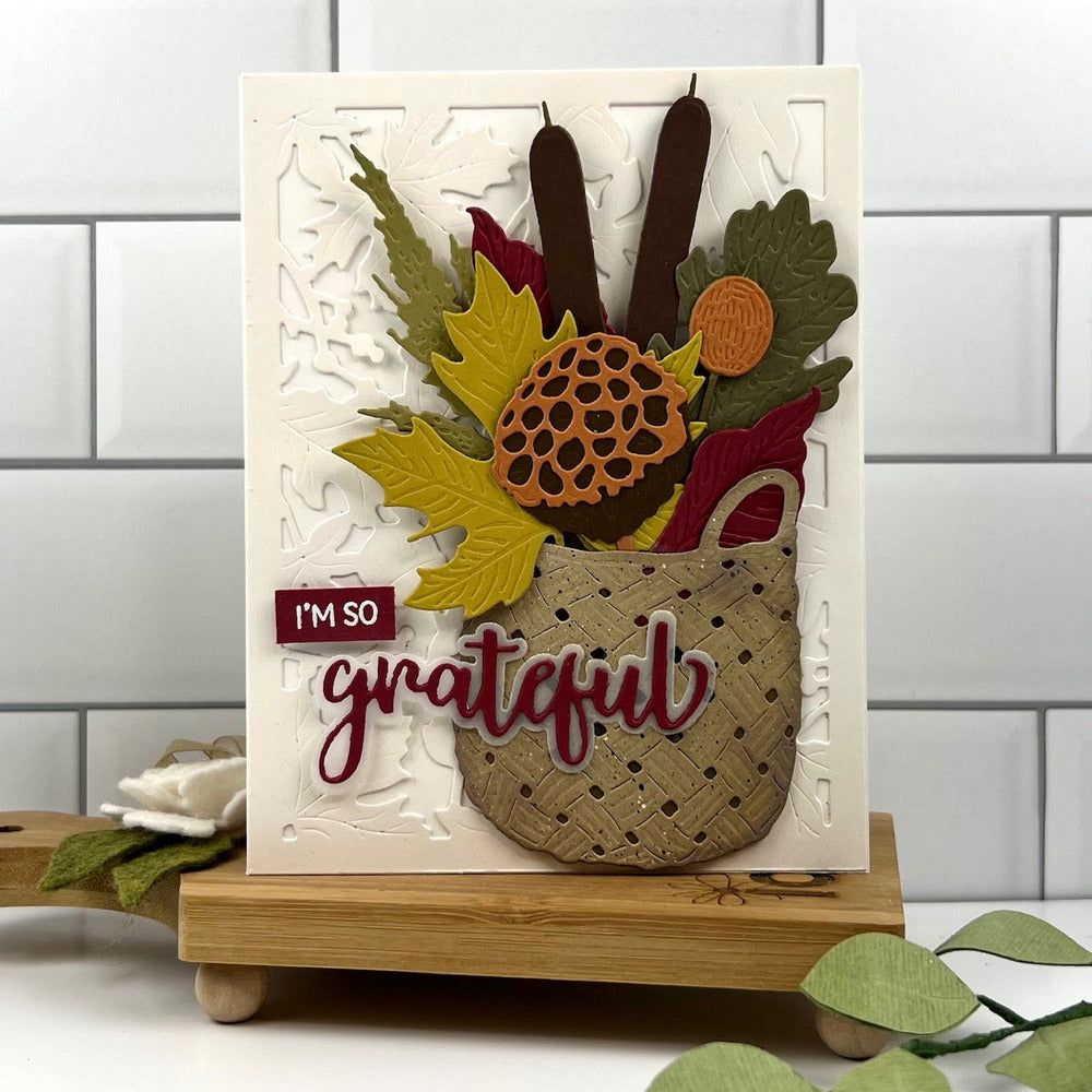 Lovely Layers: Fall Foliage - Honey Cuts - Stand - Alone Dies - Honey Bee Stamps