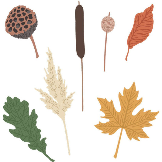 Lovely Layers: Fall Foliage - Honey Cuts - Stand - Alone Dies - Honey Bee Stamps