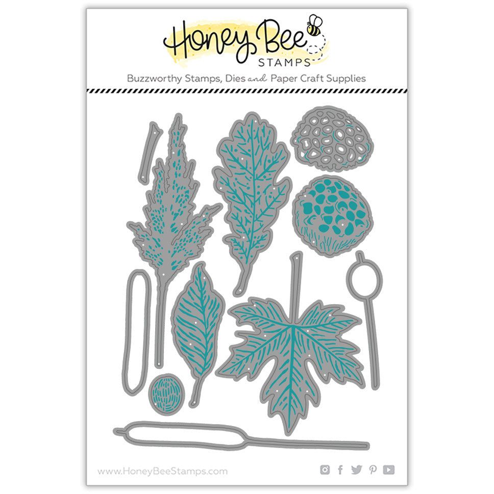 Lovely Layers: Fall Foliage - Honey Cuts - Stand - Alone Dies - Honey Bee Stamps