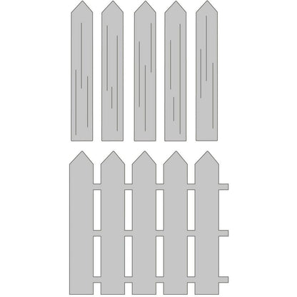 Lovely Layers: Farm Fence - Honey Cuts - Stand - Alone Dies - Honey Bee Stamps