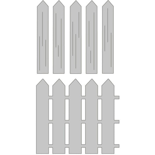 Lovely Layers: Farm Fence - Honey Cuts - Stand - Alone Dies - Honey Bee Stamps