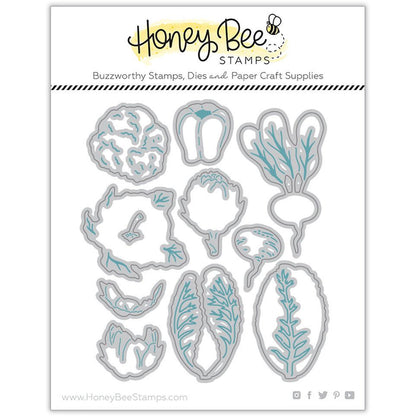 Lovely Layers: Garden Veggies - Honey Cuts - Stand - Alone Dies - Honey Bee Stamps