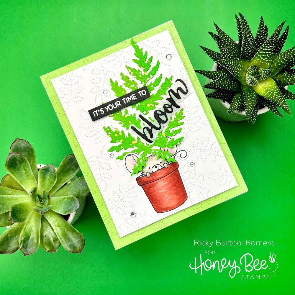 Lovely Layers: Greenery - Honey Cuts - Stand - Alone Dies - Honey Bee Stamps