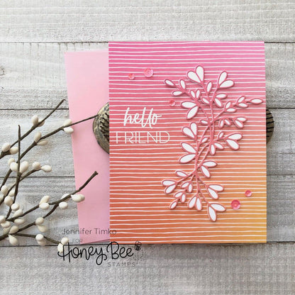 Lovely Layers: Heart Vine - Honey Cuts - Stand - Alone Dies - Honey Bee Stamps