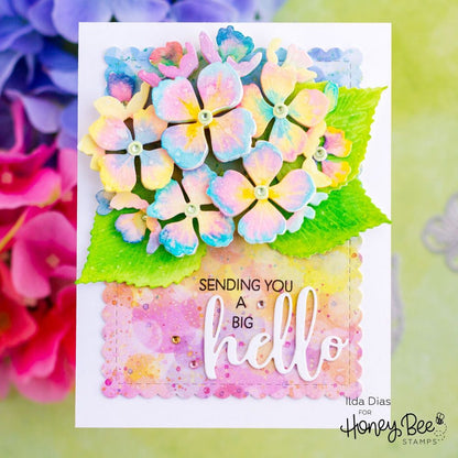 Lovely Layers: Hydrangea - Honey Cuts - Honey Bee Stamps