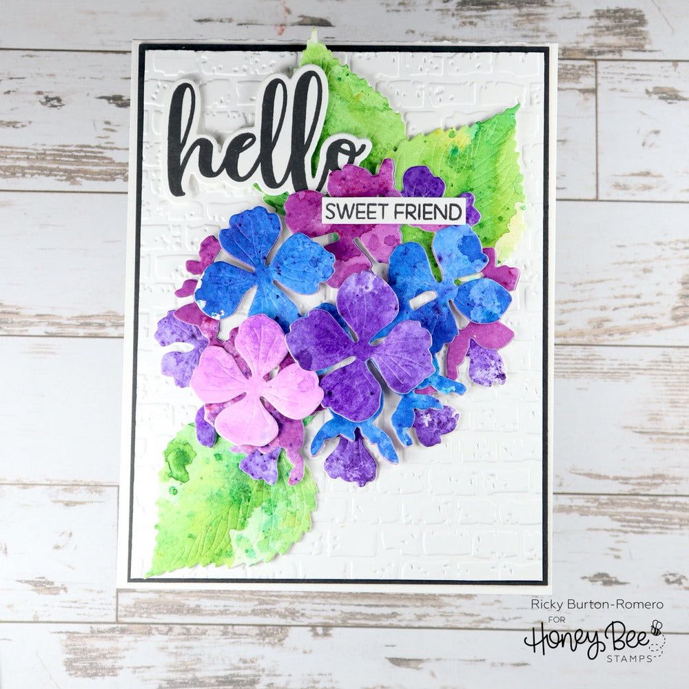 Lovely Layers: Hydrangea - Honey Cuts - Honey Bee Stamps