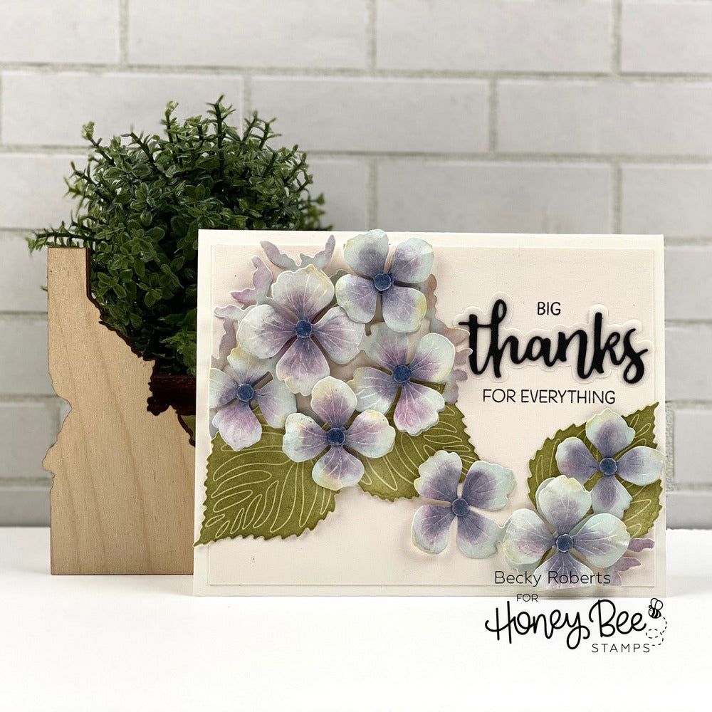 Lovely Layers: Hydrangea - Honey Cuts - Honey Bee Stamps