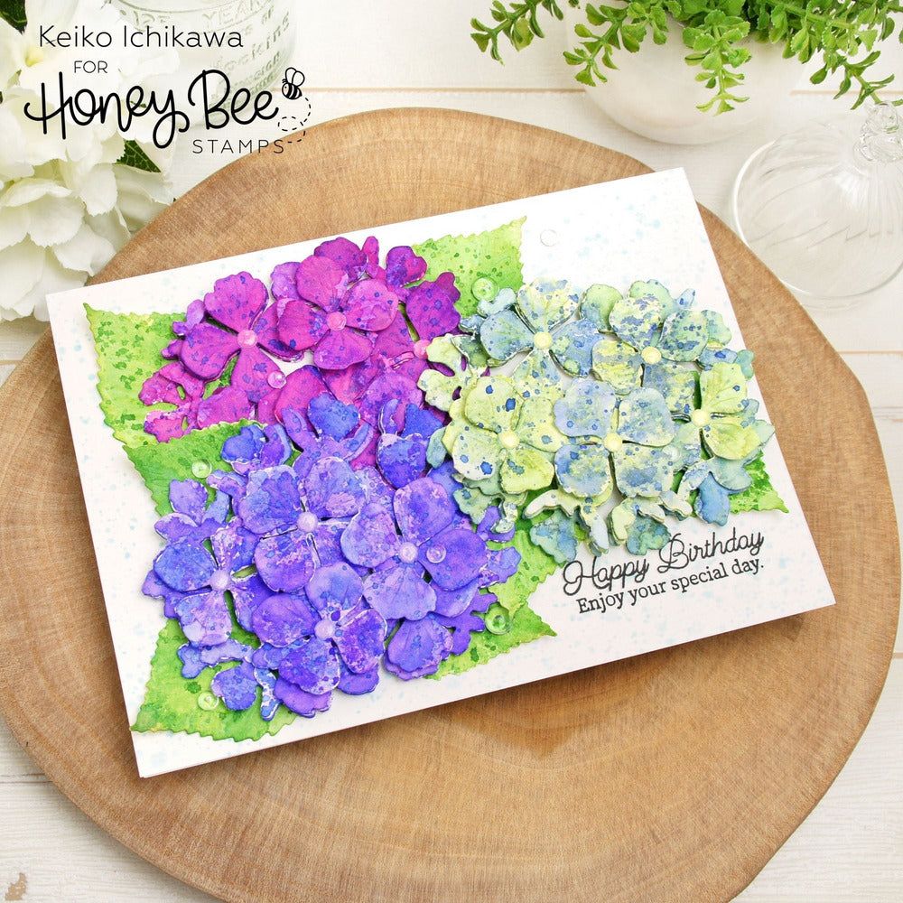 Lovely Layers: Hydrangea - Honey Cuts - Honey Bee Stamps