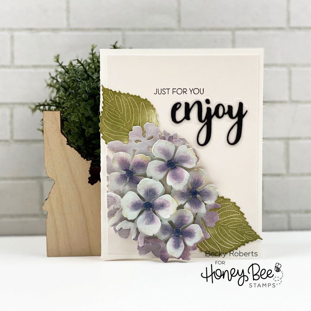 Lovely Layers: Hydrangea - Honey Cuts - Honey Bee Stamps