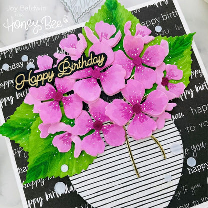 Lovely Layers: Hydrangea - Honey Cuts - Stand - Alone Dies - Honey Bee Stamps