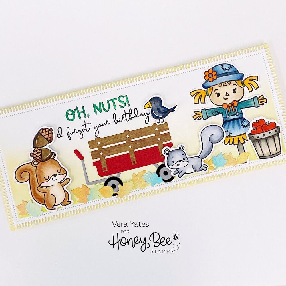 Lovely Layers: Little Red Wagon - Honey Cuts - Honey Bee Stamps