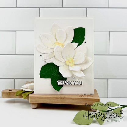 Lovely Layers: Magnolia - Honey Cuts - Stand - Alone Dies - Honey Bee Stamps