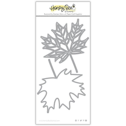 Lovely Layers: Maple Leaf - Honey Cuts - Large Stand - Alone Dies - Honey Bee Stamps